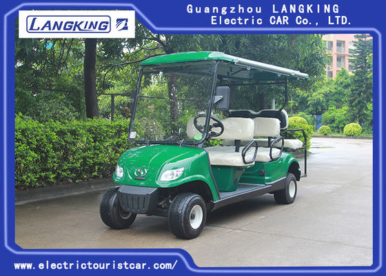 Çin Akülü Yol Yasal Elektrikli Golf Arabaları 6 Kişilik Max.  Hız 24km / s Tedarikçi