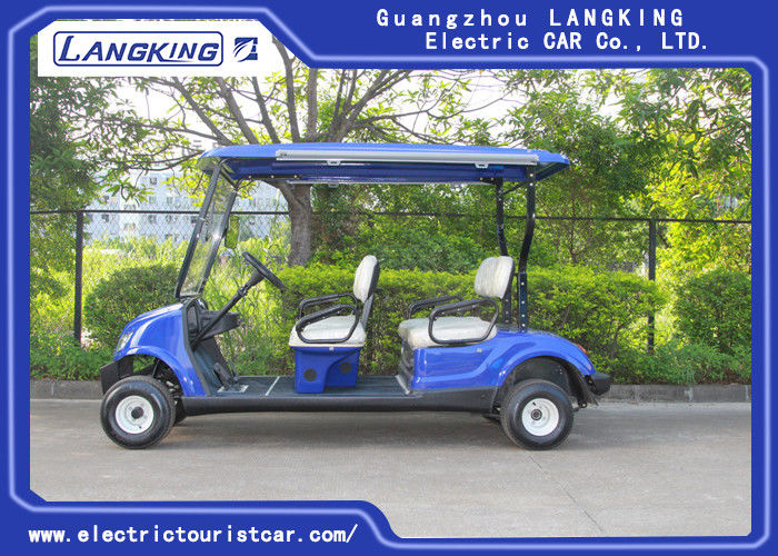 Mini 4 Tekerlekli 4 Kisi Elektrikli Kulup Otomobil Golf Arabalari 48v Akulu