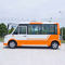Moda Turuncu Beyaz Elektrikli Yardımcı Arabaları, Park için 30km / H Elektrikli Şehir Otobüsü Tedarikçi