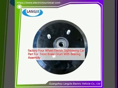 Fabrika Dört Tekerlekli Elektrikli Görüş Arabası Parçası Ön Fren Davuluna Taşıyıcı Montajı