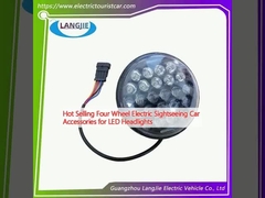 Sıcak Satış LED Farlar için Dört Tekerlekli Elektrikli Turistik Araba Aksesuarları