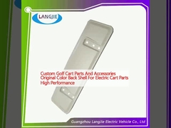 Özel Golf Arabası Parçaları ve Aksesuarları Elektrikli Araba Parçaları için Asıl Renkli Arka Kabuk Yüksek Performanslı