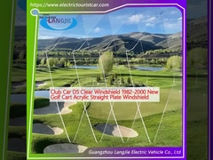 Kulüp Arabası DS Açık Ön Cam 1982-2000 Yeni Golf Arabası Akrilik Düz Plakalı Ön Cam