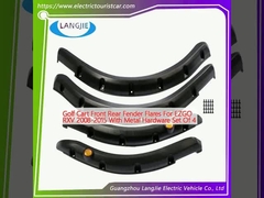 Golf Arabası Ön Arka Fender Flares For EZGO RXV 2008-2015 Metal Donanım Set 4
