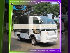 Kargo Türü Havaalanı Pilli 2 Koltuklu Elektrikli Bagaj Arabası Gıda Göndermek İçin Kargo Arabası