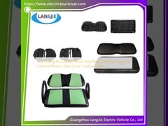 Sıcak Satış PU Deri Ön Ve Arka Golf Araba Kulübü Araba General Motors Koltuk Kapağı Deri Kapağı