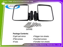 EAGLE Yan Görünüm Ayna Katlanabilir Arka Görünüm Ayna Elektrikli Seyahat Arabaları Ve Devriye Arabaları Golf Ca