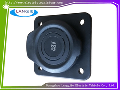 LVTONG Elektrikli Sightseeing Arabası Patrol Arabası 48V Şarj Soketi