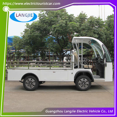 İyi bir fiyat. 5KW Güçlü Motor Sol El Sürüşü Elektrikli Mini Kamyon 2 Koltuk 1.2 Ton Yükleme Kapasitesi çevrimiçi