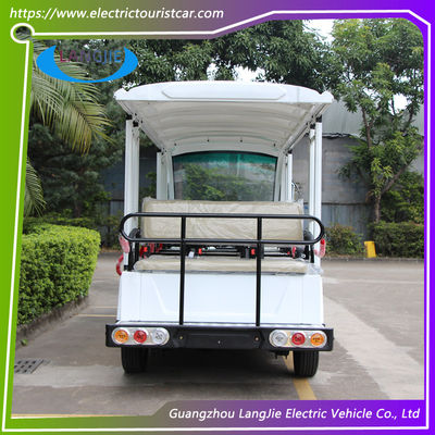 İyi bir fiyat. 14 Koltuklu Düşük Hızlı Elektrikli Araçlar AC 72V 7.5KW 4 Tekerlekli Elektrikli Golf Arabası Tatil Arabası İçin çevrimiçi