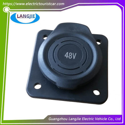 İyi bir fiyat. LVTONG Elektrikli Sightseeing Arabası Patrol Arabası 48V Şarj Soketi çevrimiçi