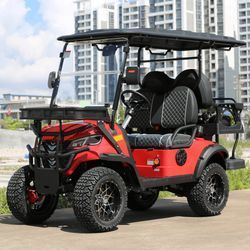 İyi bir fiyat. New Model Electric Golf Cart with 14-inch Wheels Q235 Chassis and 10-inch Display for Comfort Driving çevrimiçi
