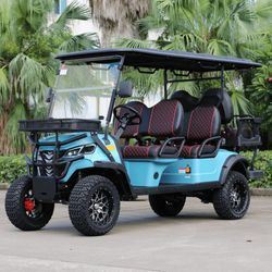 İyi bir fiyat. Luxury 6 Seater Electric Golf Cart with 72V/48V Lithium Battery 40km/h Max Speed and 80km Range çevrimiçi