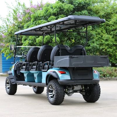 İyi bir fiyat. 6 Seats Electric Golf Cart With 10-Inch Multimedia Screen Q235 High-Strength Chassis And 510kg Max Loading çevrimiçi
