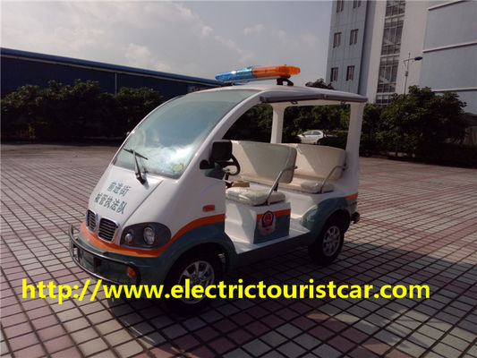 Elektrikli Devriye Arabası / Golf arabaları Dört Yolcu Yumuşak Koltuk 48 V / 3KW Havaalanı için DC motor / Okul