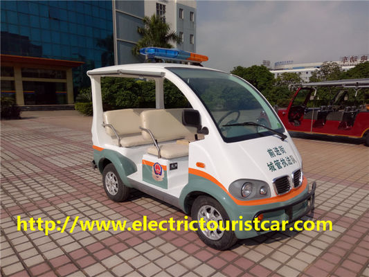 Elektrikli Devriye Arabası / Golf arabaları Dört Yolcu Yumuşak Koltuk 48 V / 3KW Havaalanı için DC motor / Okul