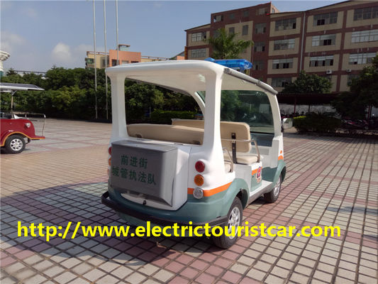 Elektrikli Devriye Arabası / Golf arabaları Dört Yolcu Yumuşak Koltuk 48 V / 3KW Havaalanı için DC motor / Okul