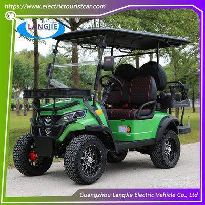 Yeni Tasarım Renk Seçeneği Elektrikli Golf Arabaları 4 kişilik 48V Elektrikli Kulüp Arabası Enerji Yeşil Araç