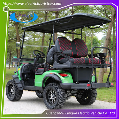 Yeni Tasarım Renk Seçeneği Elektrikli Golf Arabaları 4 kişilik 48V Elektrikli Kulüp Arabası Enerji Yeşil Araç
