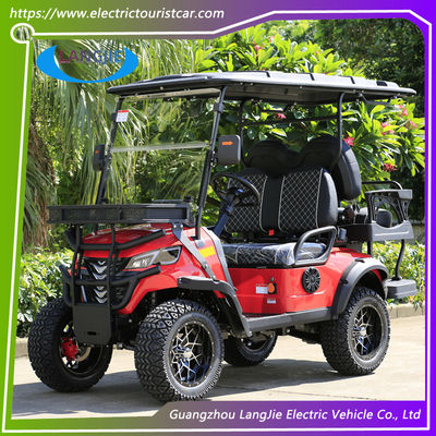 Off Road Street Yasal 48V Pil Elektrikli Golf Arabası 4 ve 6 kişilik