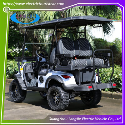 4 Koltuklu kulüp arabası sokak yasal golf arabaları AC Motor Tip Sıfır ve Sabit Performans için