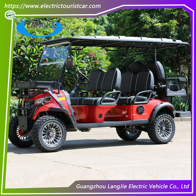 Mini 4+2 Koltuklu Elektrikli Golf Kulübü Arabası