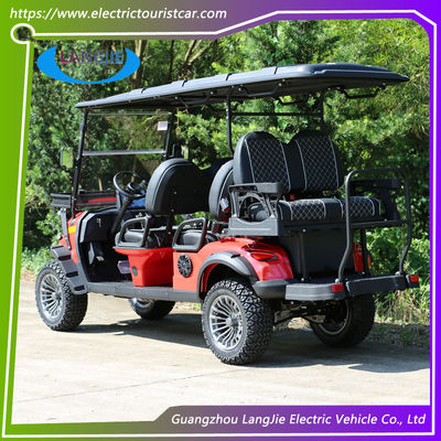 Mini 4+2 Koltuklu Elektrikli Golf Kulübü Arabası