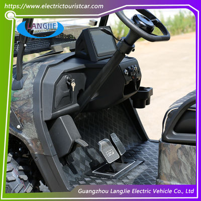 Özelleştirilebilir 4 Koltuklu Elektrikli Araba Kulüp Arabası Mini Yoldan Uzak Avcılık Elektrikli Golf Araba CE