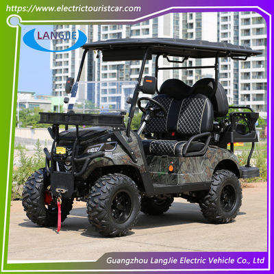 Özelleştirilebilir 4 Koltuklu Elektrikli Araba Kulüp Arabası Mini Yoldan Uzak Avcılık Elektrikli Golf Araba CE