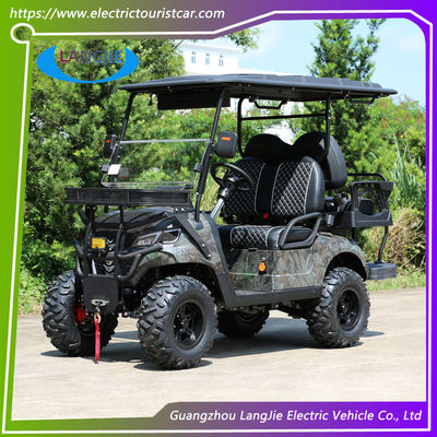 Elektrikli Sokak Yasal Golf Arabası 4 kişilik Özel 5KW AC Motor Çekilmez Av Arabası
