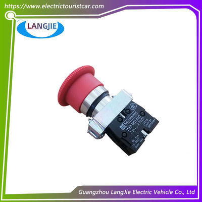 Knob Reset Red Emergency Stop Mushroom Button Switch For Marshell Golf Cart (Mashell Golf Cart için düğme anahtarı)