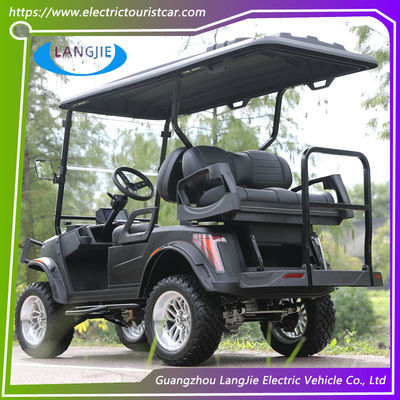 Elektrikli Golf Arabası Kulüp Arabası 4 kişilik AC Motorlu Elektrikli Av Arabası Park Havaalanı için