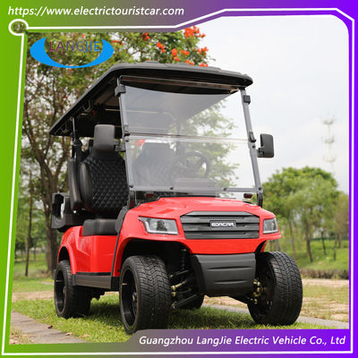 4 kişilik 48V kaldırılmış golf arabası CE sertifikası 5kw off road yeni stil elektrikli araba golf arabası