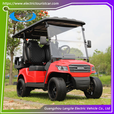 4 kişilik Mini Elektrikli Golf Arabası 5KW AC Motor Club Arabası Pil ile çalışan Golf Arabası