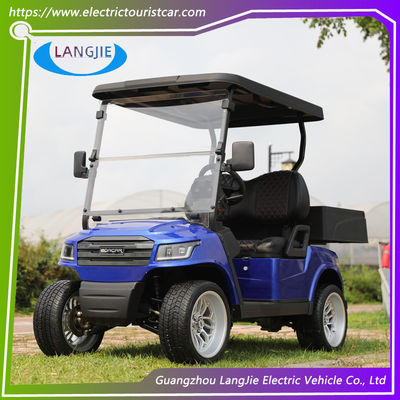 48 Volt Kulüp Arabası Elektrikli Kargo Arabası 2 Koltuklu AC Motorlu Elektrikli Yemek Arabası Resort için