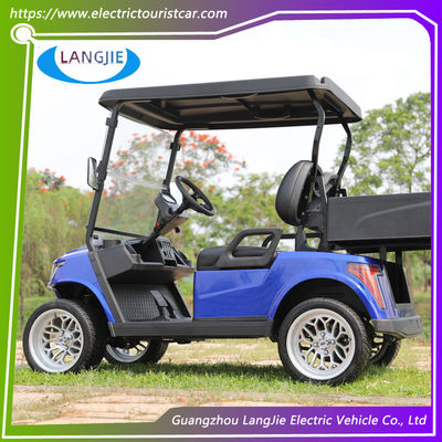 48 Volt Kulüp Arabası Elektrikli Kargo Arabası 2 Koltuklu AC Motorlu Elektrikli Yemek Arabası Resort için