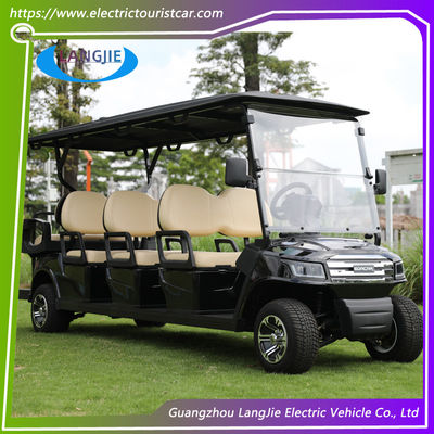 OEM 8 kişilik elektrikli golf arabası bakımsız pilli havaalanı için AC motorlu golf arabası