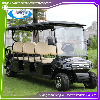 OEM 8 kişilik elektrikli golf arabası bakımsız pilli havaalanı için AC motorlu golf arabası