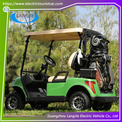 Güvenlik Elektrikli Golf Buggy 2 kişilik Elektrikli Araba AC Motor Free Maintain Acid Battery
