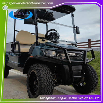 2 Koltuklu Yükseltilmiş Elektrikli Golf Arabaları 48 Volt Kulüp Otomobil Kulüp Otomobil Golf Buggy AC 5KW Motorlu
