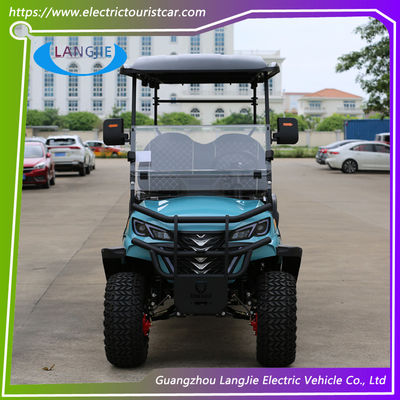 Özelleştirme 6 kişilik Golf Kulübü Araba 48v Pil Av Elektrikli Golf Arabası Off Road