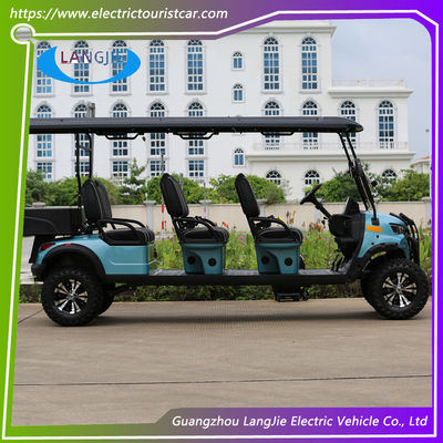 6 kişilik elektrikli golf arabası mini pil ile çalıştırılan golf arabası çocuklar için güvenlik