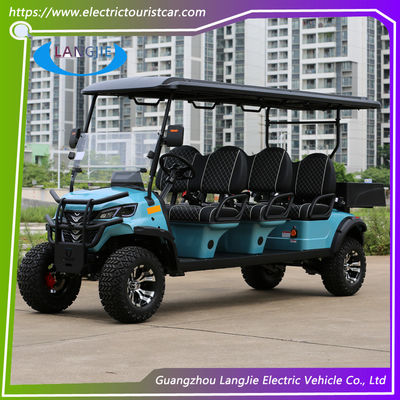 6 kişilik elektrikli golf arabası mini pil ile çalıştırılan golf arabası çocuklar için güvenlik
