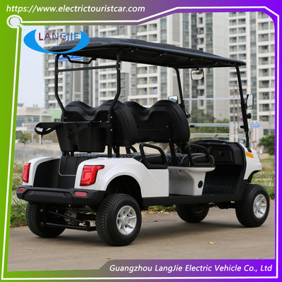 4 Tekerlekli Elektrikli Golf Arabası 4 Koltuklu AC Motorlu Turistik Araba Kiralama