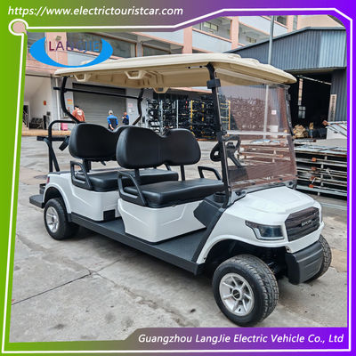 48 Volt Kulüp Arabası Dört kişilik Elektrikli Araba AC Kontrolörü Elektrikli Golf Kulübü Araba Otel için