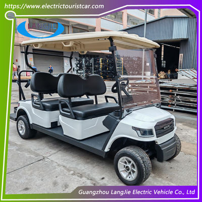 Dört kişilik elektrikli araba AC motor özel kulüp arabası golf arabası top parkı için