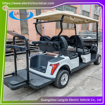 Sol El Sürücüsü 48V Elektrikli Kulüp Arabası AC Motor Kulübü Arabası Resor için Başkanlık Golf Arabası