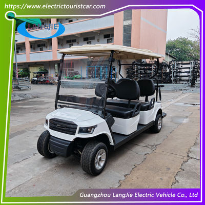 Elektrikli Golf Buggy 2 Koltuklu AC Motorlu 48 Voltluk Kulüp Arabası Otel Havaalanı için