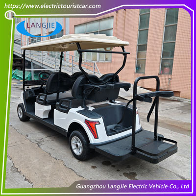 Elektrikli Golf Buggy 2 Koltuklu AC Motorlu 48 Voltluk Kulüp Arabası Otel Havaalanı için
