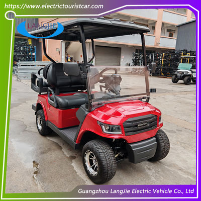 Golf Kulübü Arabası ve Mini Otobüs Uygulama Arabası için 5kw Güçlü AC Motorlu 4 Koltuklu Elektrikli Turistik Araba